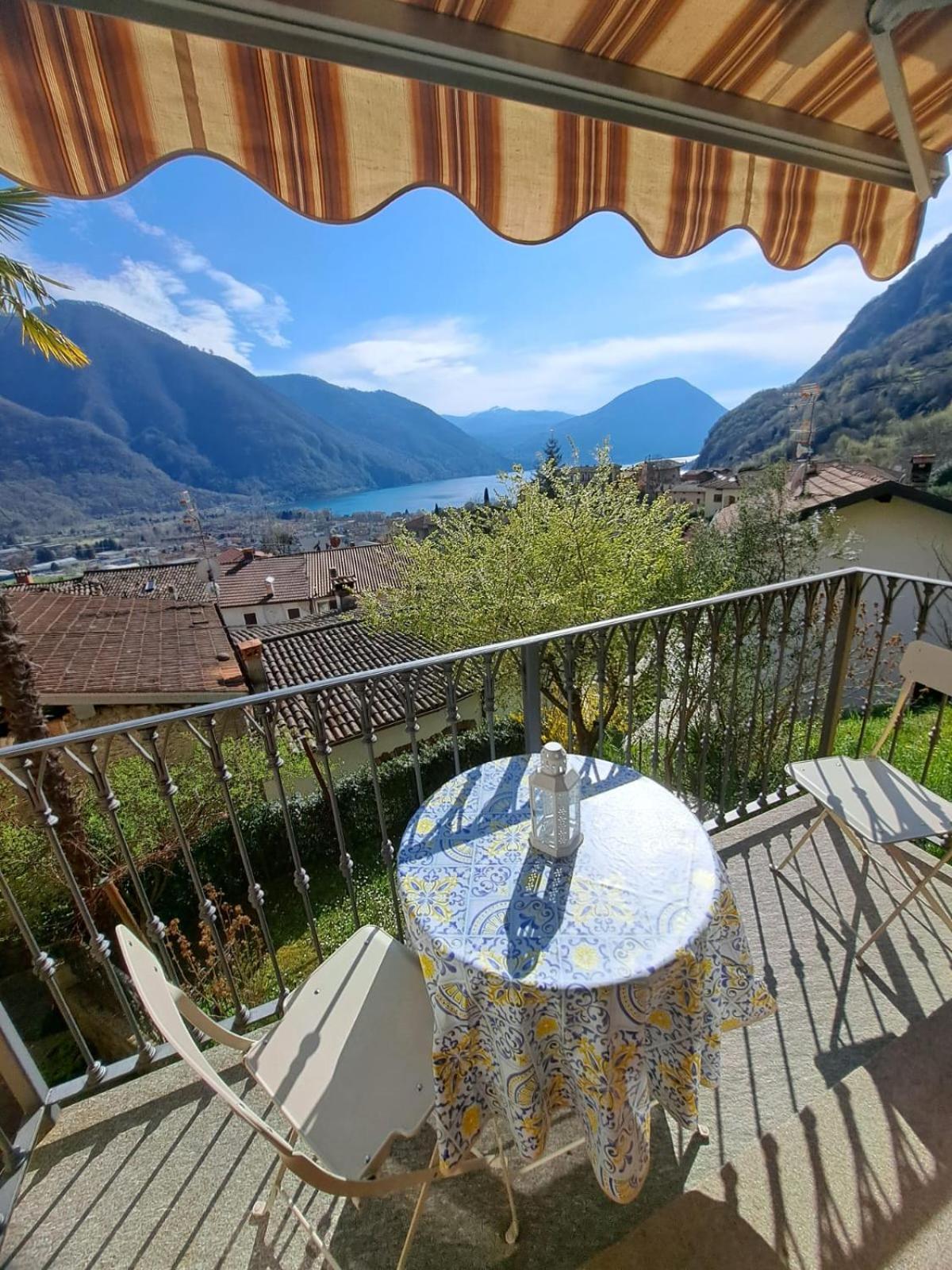 Casa Vista Lago E Giardino Porlezza Eksteriør billede
